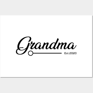 Grandma Est. 2020 Posters and Art